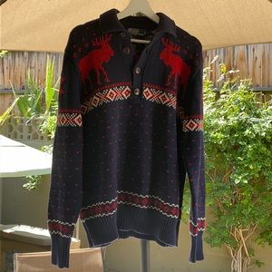 Mens Polo by Ralph Lauren Knit Sweater Size Large